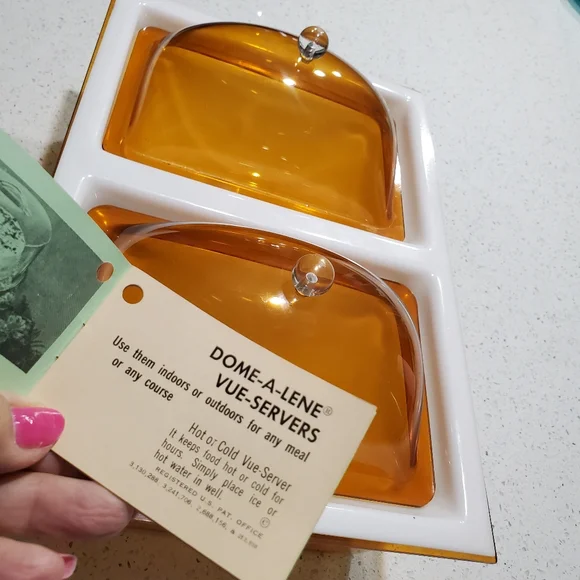 MCM 1960s Atomic Mod
Acrylic Domed Lidded Food Server - Picture 8 of 10